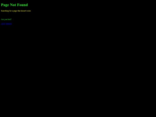 not_found screenshot