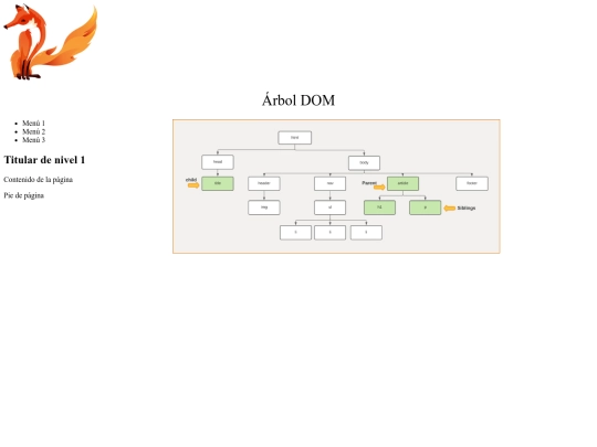 ÁrbolDOM/ejerciciorbolDOM screenshot