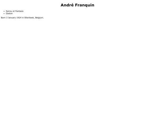 comics/creators/franquin screenshot