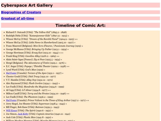 comics/timeline screenshot