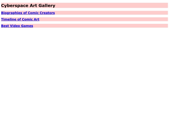 index screenshot