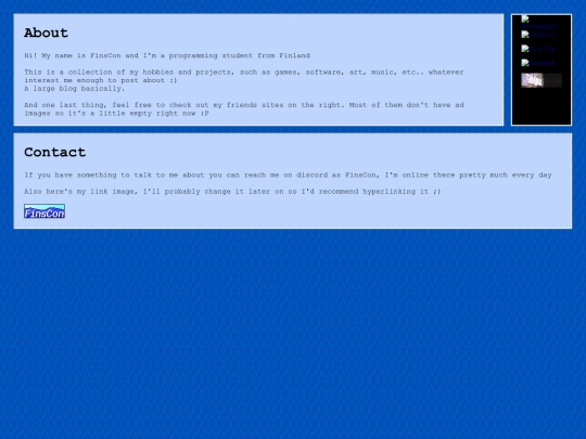 pages/about screenshot