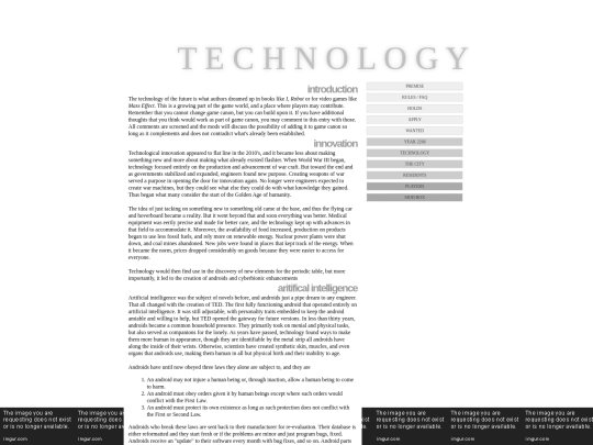 technology screenshot