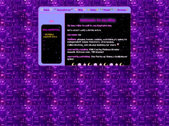 blog screenshot