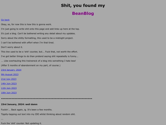 html/blog screenshot