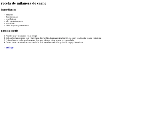 milanesadecarne screenshot