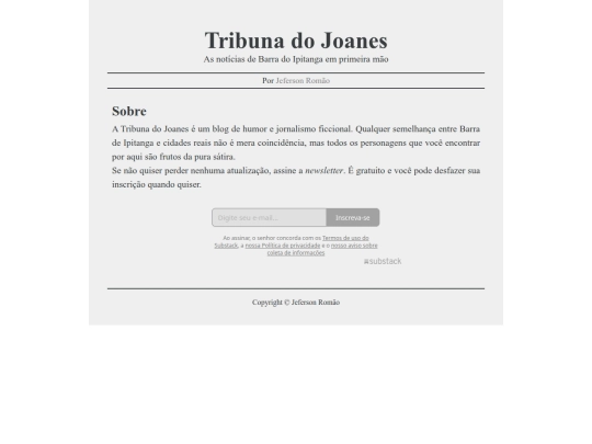 posts/tribuna/newsletter screenshot