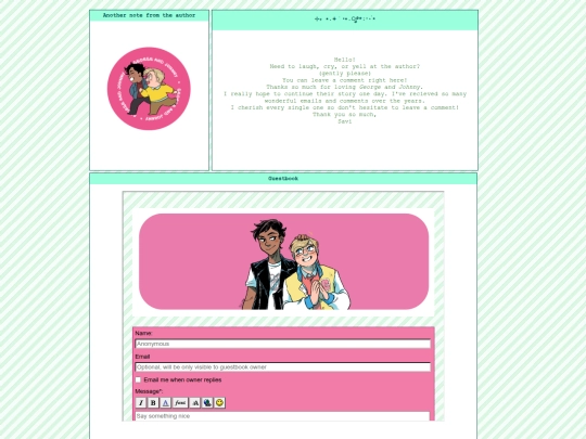 George-and-Johnny/GJguestbook screenshot