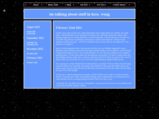 blog screenshot