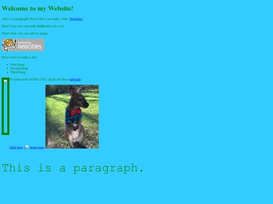 test screenshot