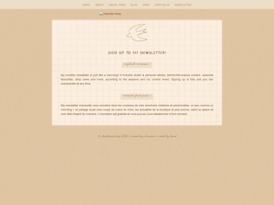 newsletter screenshot