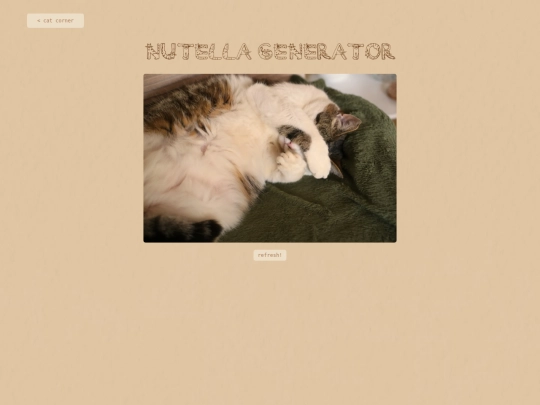 nutella-generator screenshot