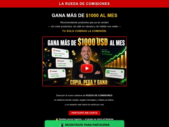 landingruedadecomisiones screenshot