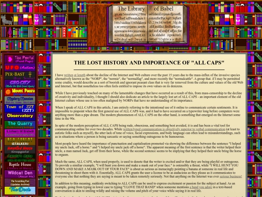 ALLCAPS screenshot