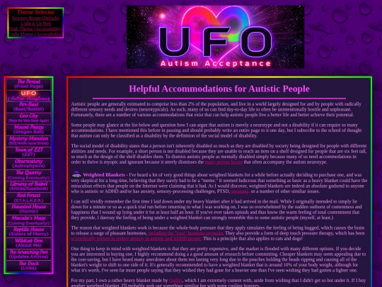 accommodations screenshot
