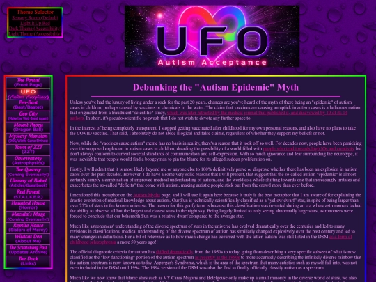 autismcausesvaccines screenshot