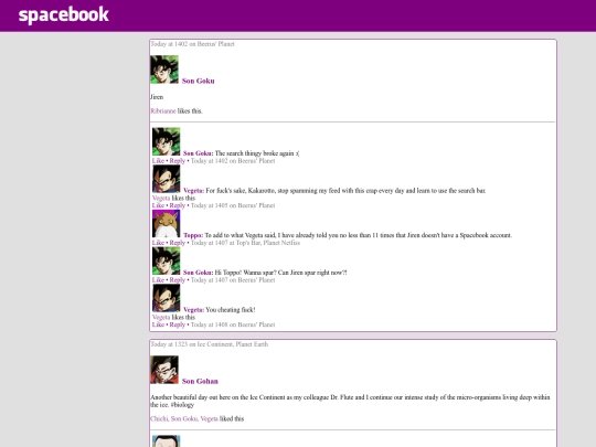 spacebook screenshot