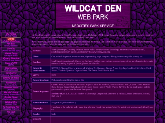 wildcatden screenshot
