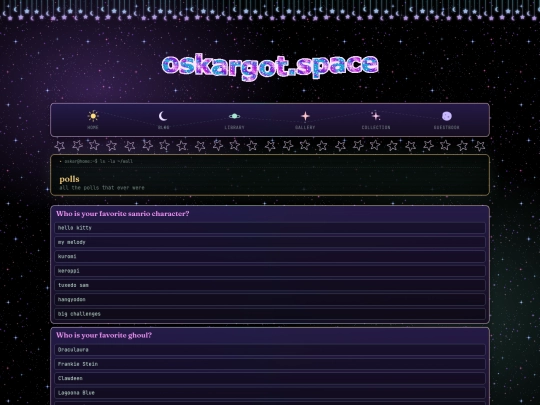 collection/polls screenshot