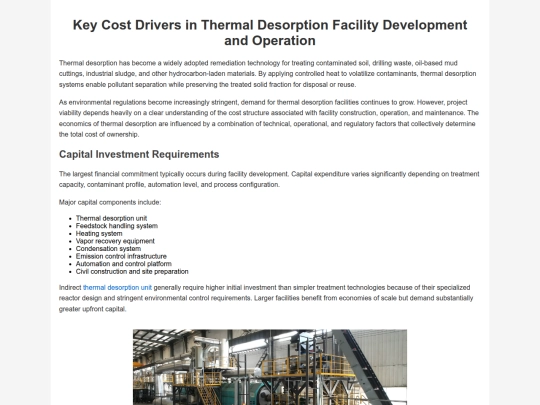 key-cost-drivers-in-thermal-desorption-facility-development-and-operation screenshot