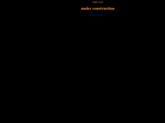 Mathnstuff screenshot