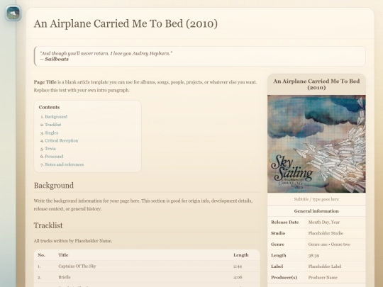 Albums/AACMTB_2010 screenshot