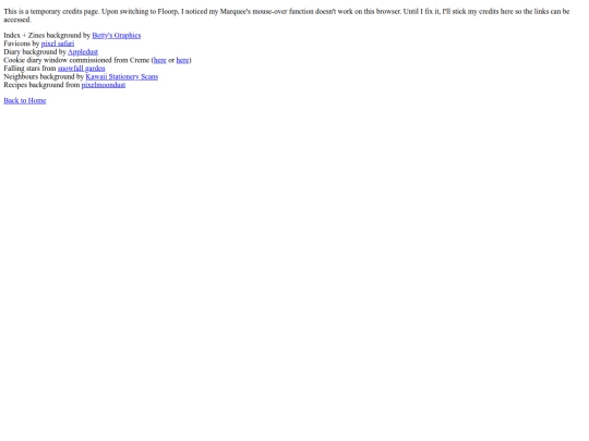 credits screenshot