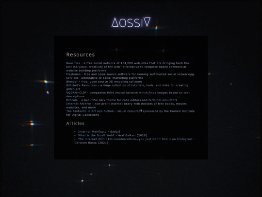 resources screenshot