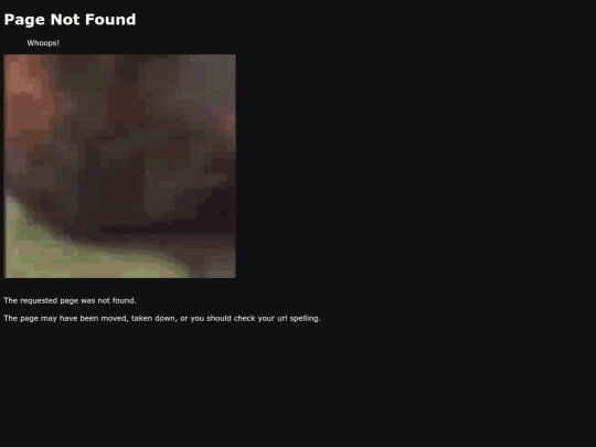 not_found screenshot