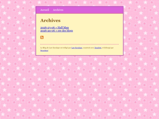 blog/archive screenshot