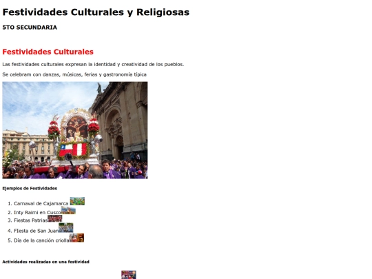 festividades screenshot