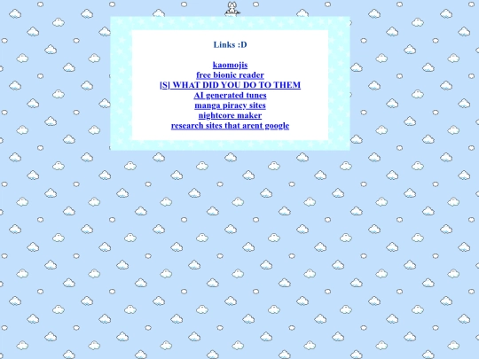 links screenshot