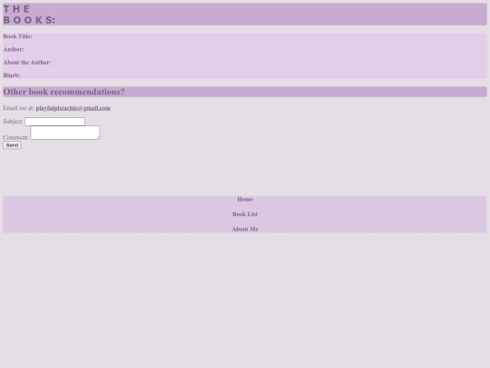 scratch/theBooks screenshot