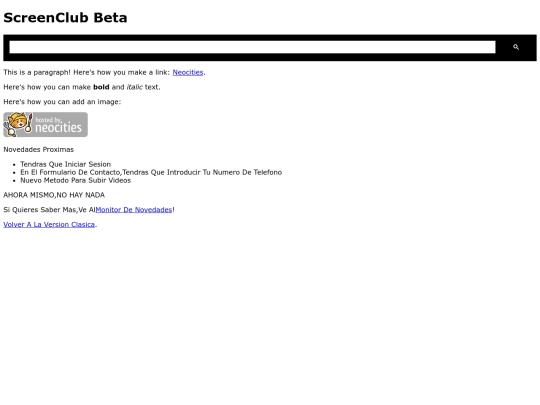 index screenshot