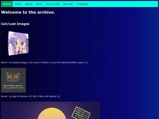 archive screenshot