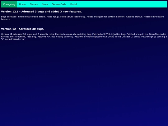 changelog screenshot