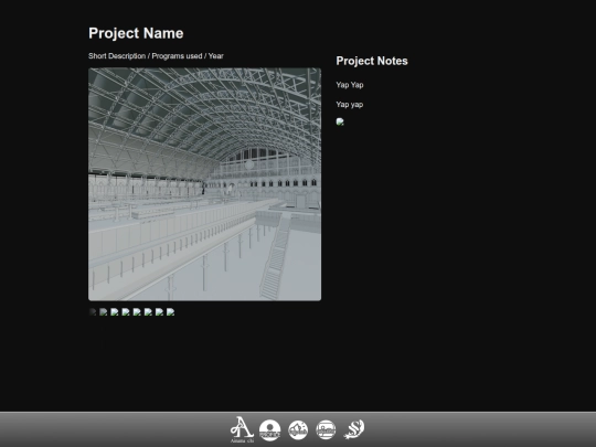 profile/projects/template screenshot