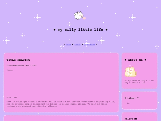 blog screenshot