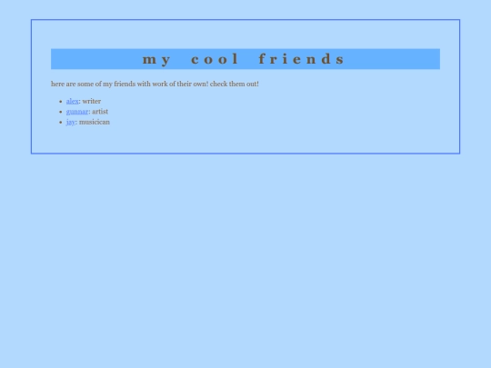 friends screenshot