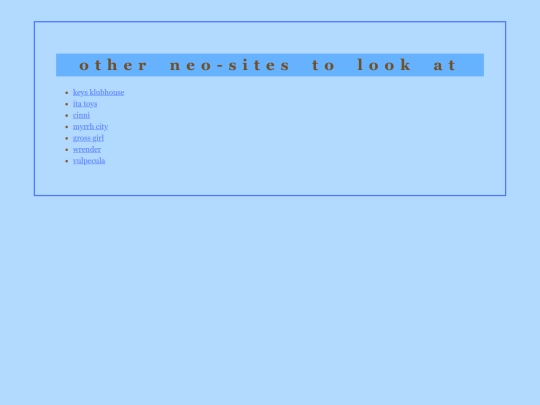 neocities screenshot