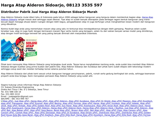 Harga-Atap-Alderon-Sidoarjo screenshot