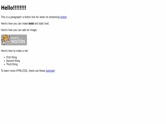 index screenshot