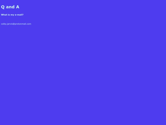 q-and-a screenshot