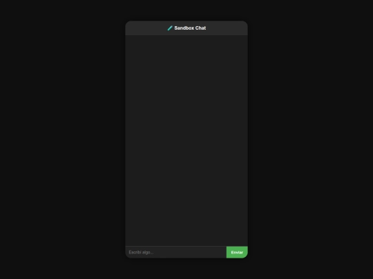 sandbox screenshot