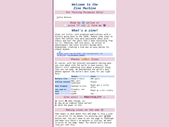 pages/testing-web-zine screenshot