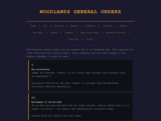 general-orders screenshot