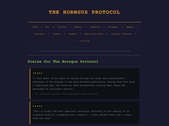 horngus-protocol screenshot
