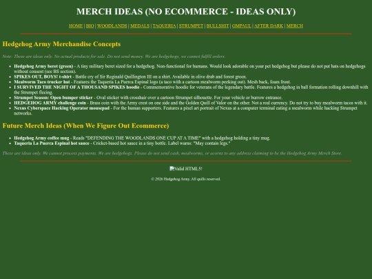 merch screenshot