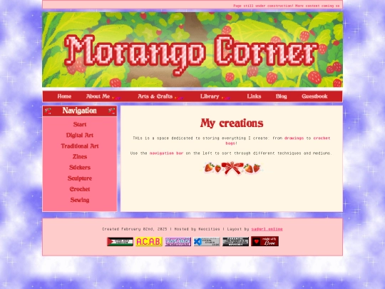 pages/artsncrafts screenshot
