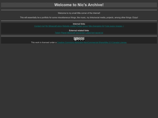 index screenshot